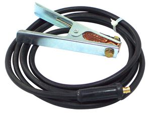 Ground clamp & cable assembly, 1 set 